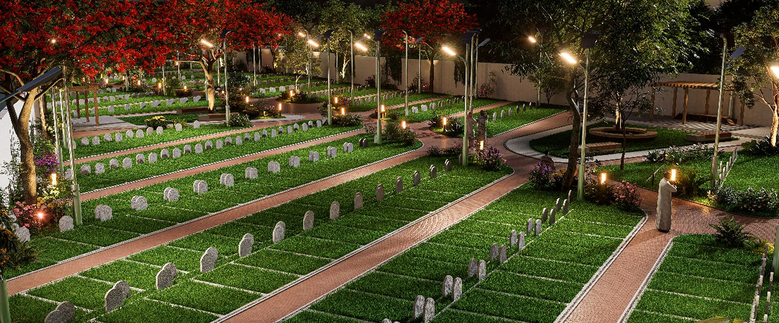 Bopar cemetry landscape view 3